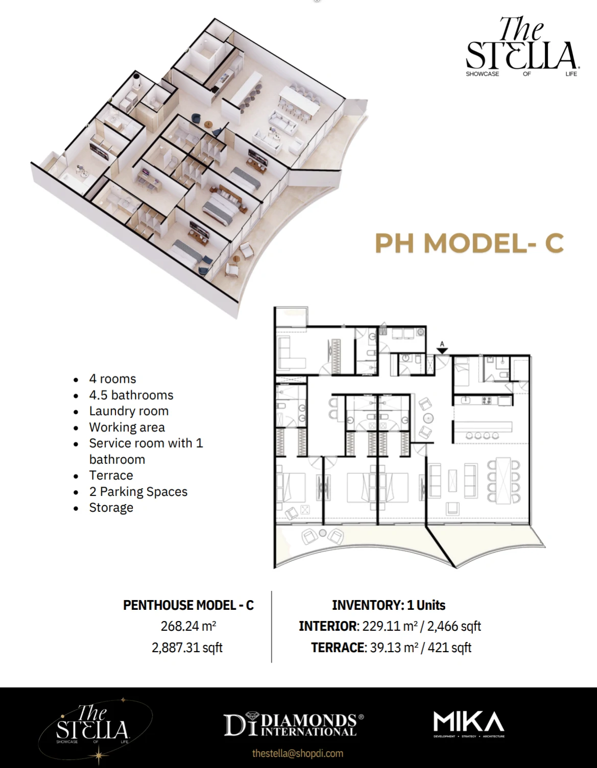 Model PH-C Ocean View Penthouse - Gallery image 7