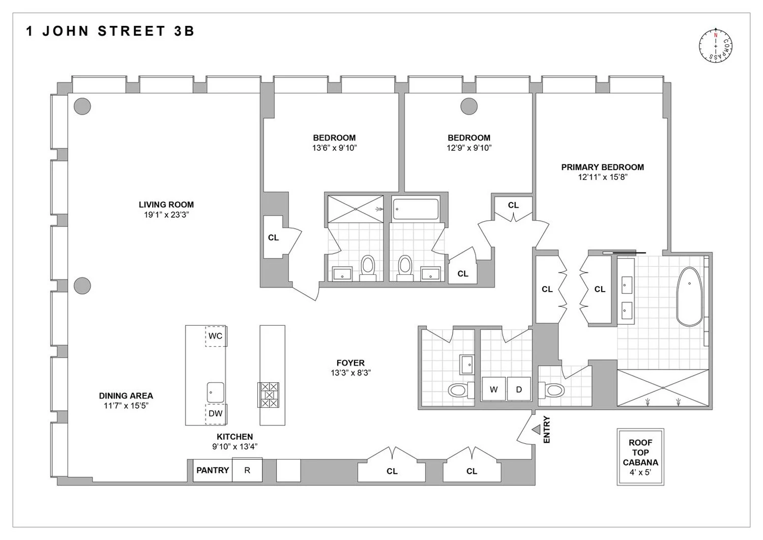 4 bed waterfront condo for sale in DUMBO NYC - Gallery image 20