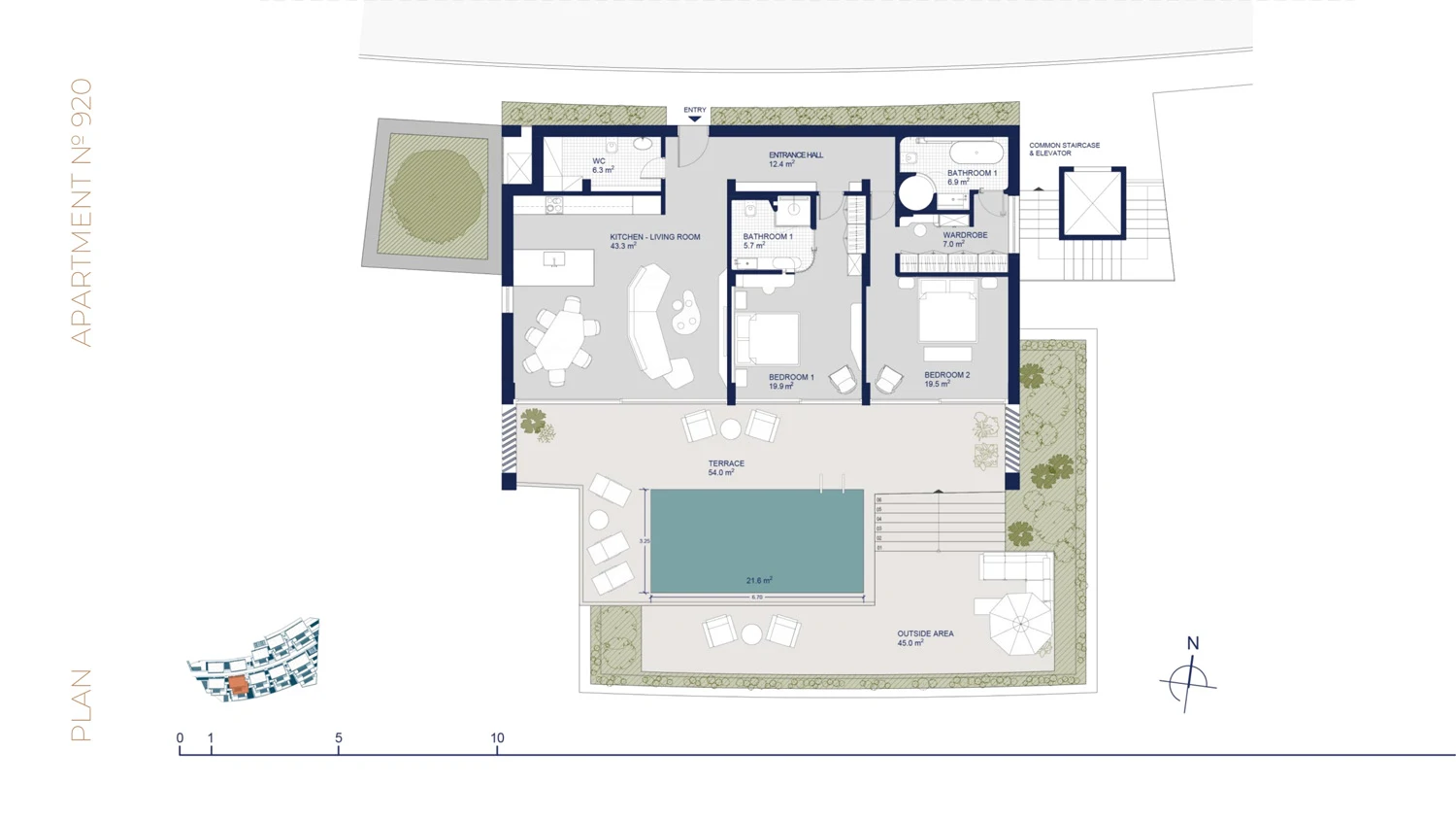 2 and 3-bed branded Marina Apartments for sale at Elounda Hills, Crete - Gallery image 26