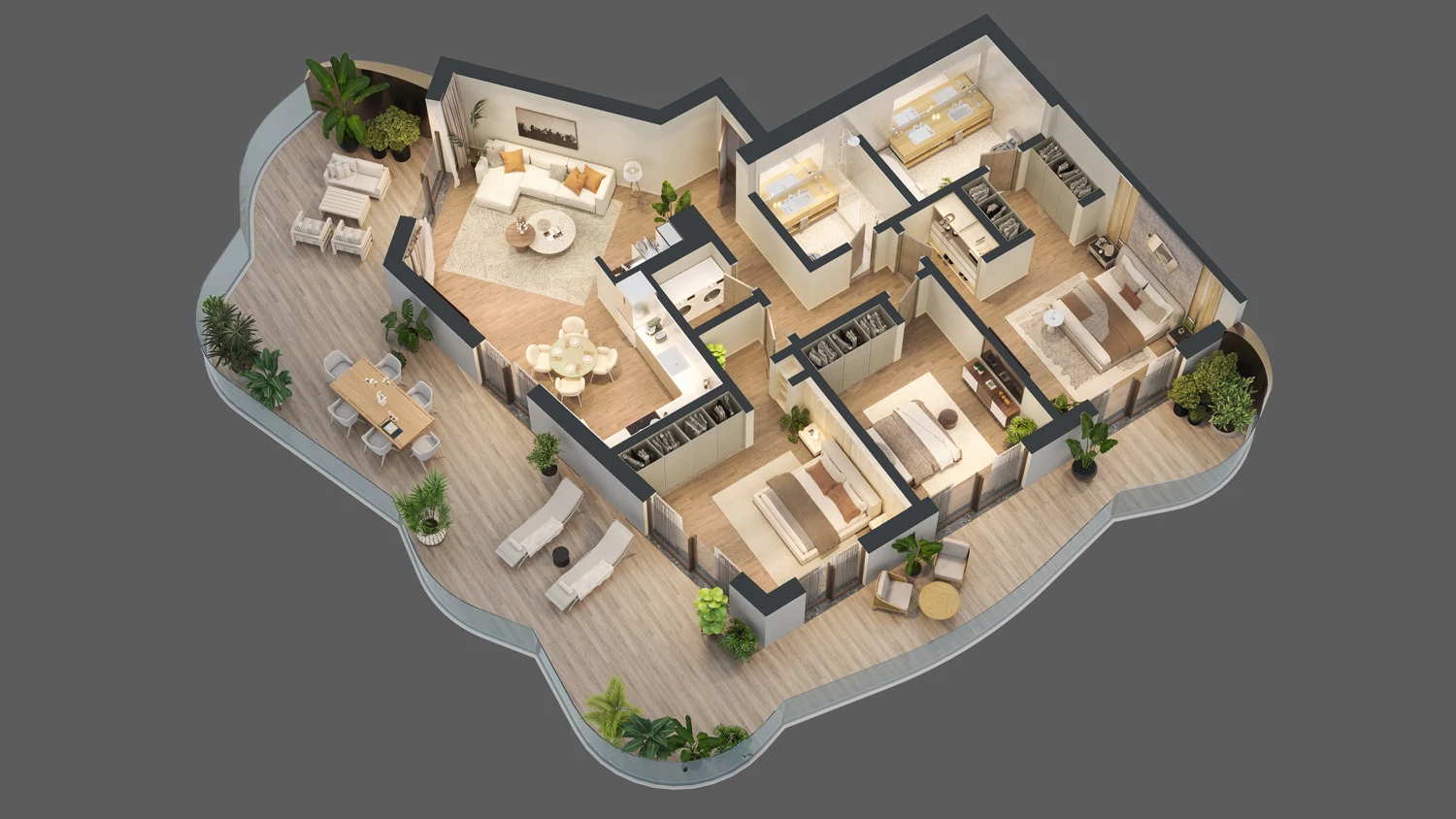 Luxury studio-4 bed marina apartments for sale in Gibraltar | Elysium Bayside - Gallery image 18