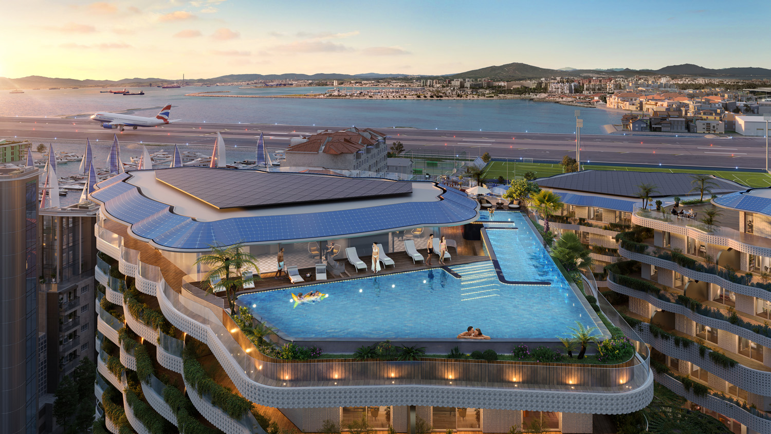 Luxury studio-4 bed marina apartments for sale in Gibraltar | Elysium Bayside - Gallery image 5