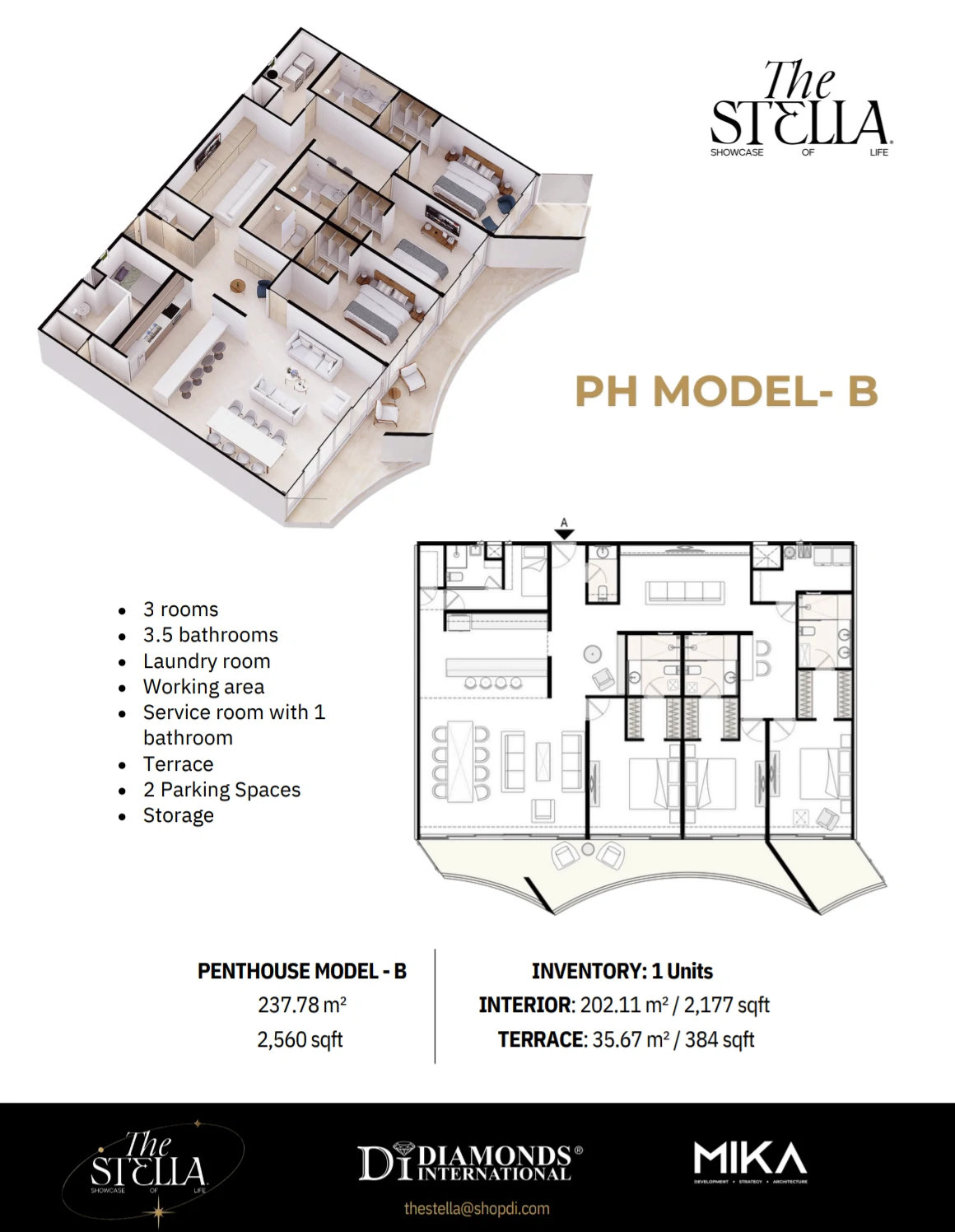 Model PH-B Ocean Front Penthouse - Gallery image 2