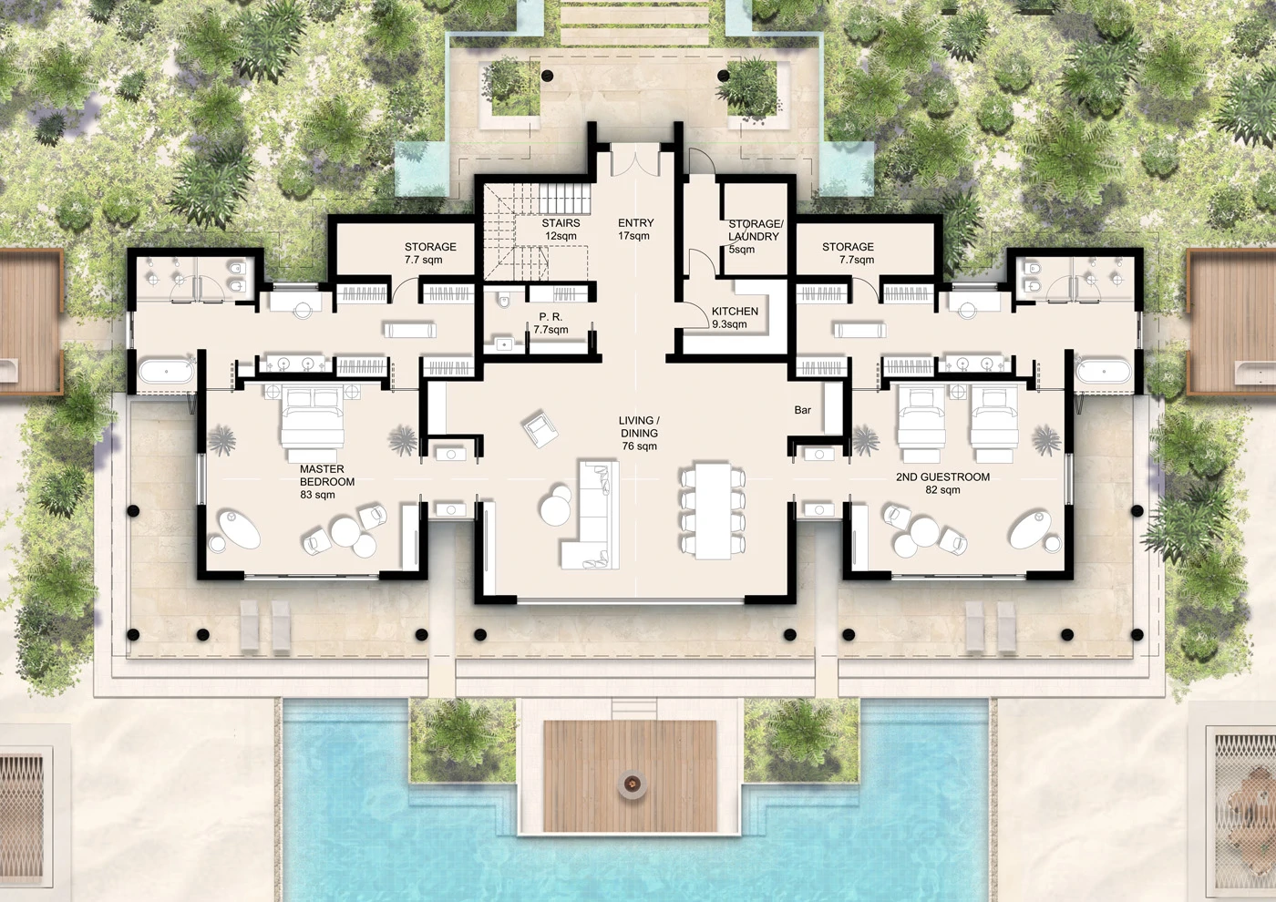 3 bed Baccarat Maldives beach and lagoon branded residences for sale - Gallery image 17