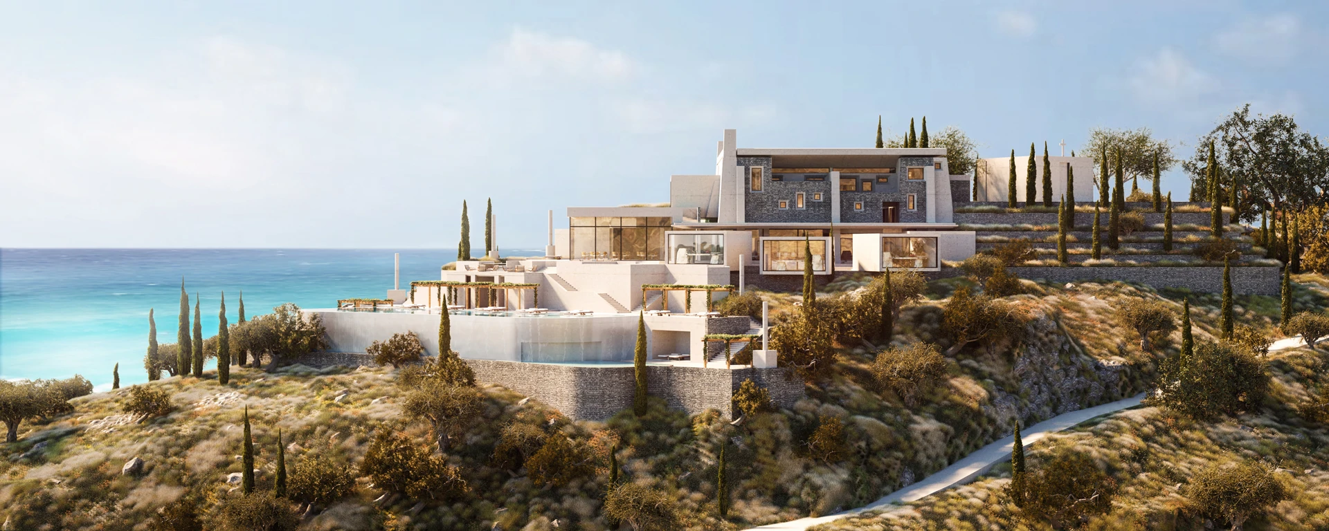 2 to 6 bed bespoke branded private homes for sale at the One&Only Kea Island - Gallery image 2