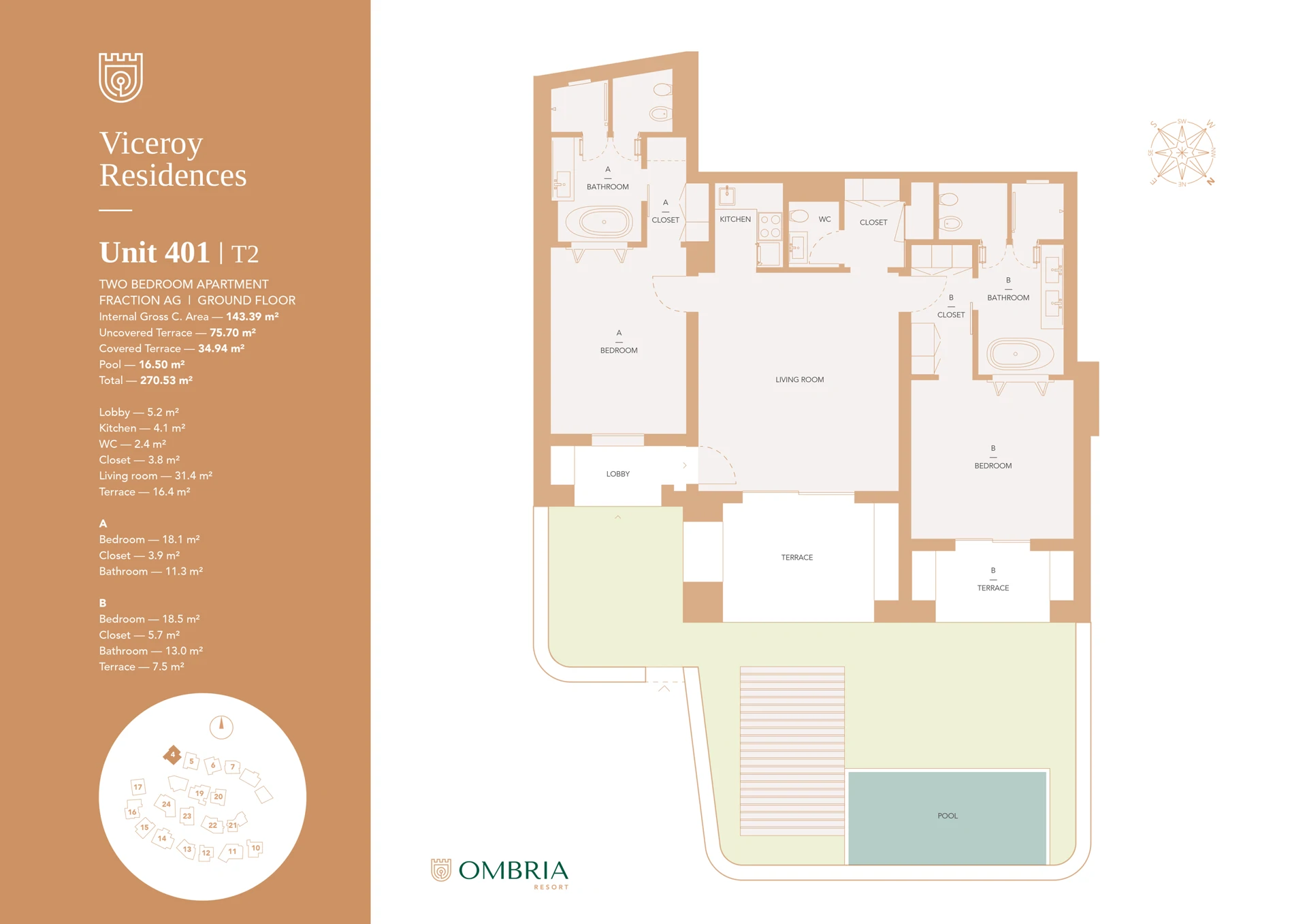 Viceroy Residences at Ombria Resort - luxury branded apartments for sale Algarve - Gallery image 31