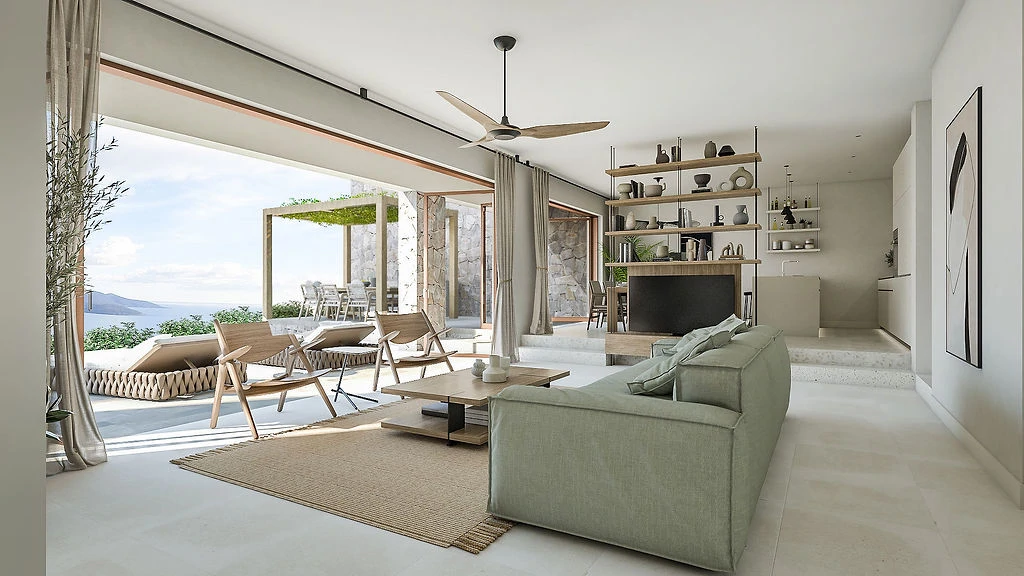 Golf and Seaview, villas and apartments for sale at Lustica Bay, Montenegro