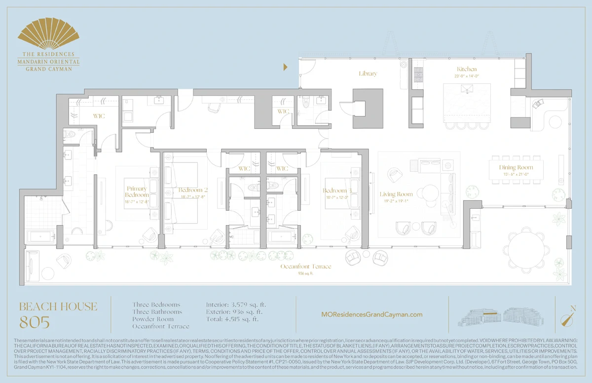 3 Bed Beach House residences for sale at Mandarin Oriental Grand Cayman - Gallery image 38