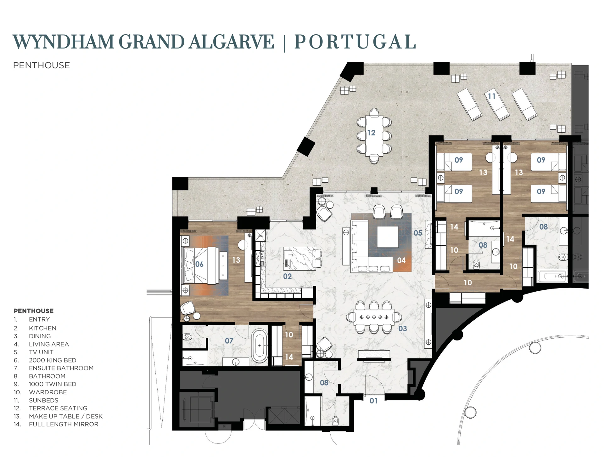 3 bed luxury penthouses for sale | Wyndham Grand Algarve - Gallery image 25