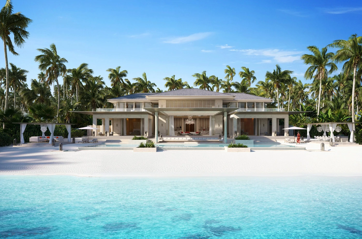 3 bed Baccarat Maldives beach and lagoon branded residences for sale
