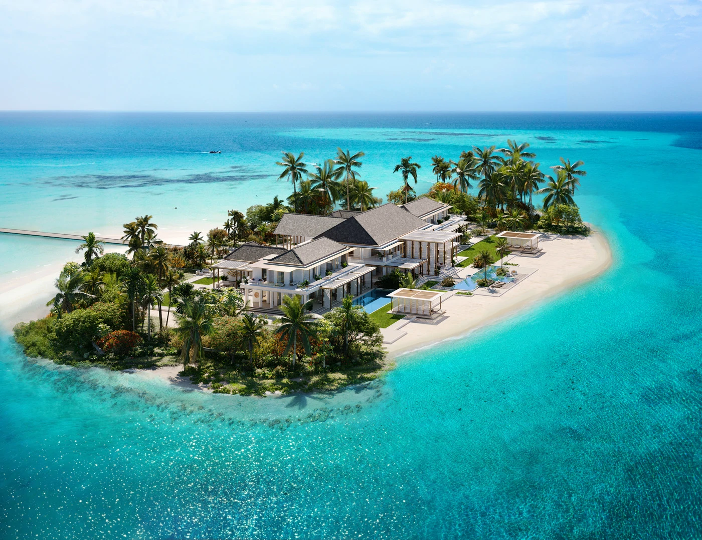 7 plus bed Baccarat Maldives Private Island Mansions for sale