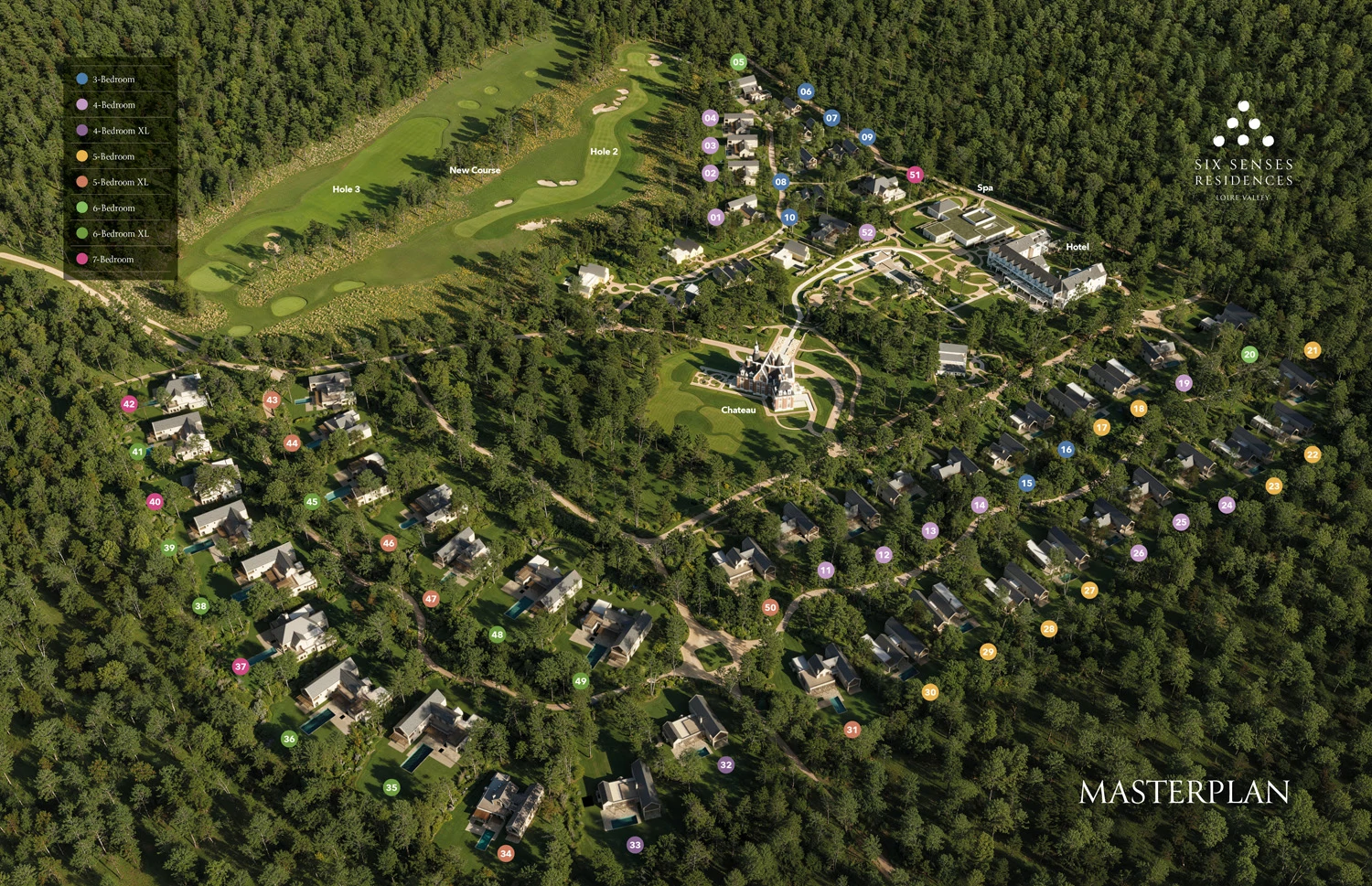 3 to 7 bed Six Senses branded villas for sale in the Loire Valley - Gallery image 27