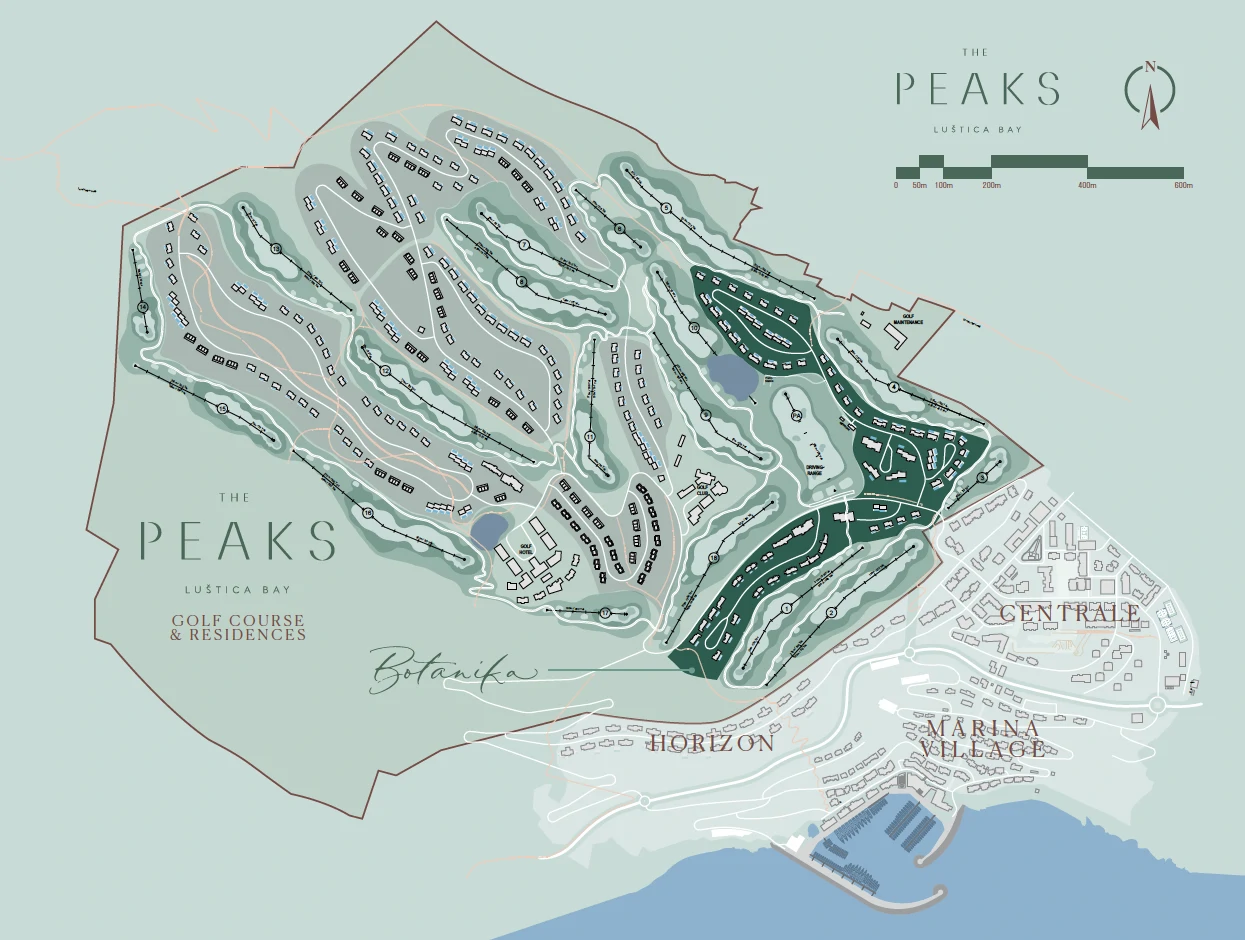 Golf and Seaview, villas and apartments for sale at Lustica Bay, Montenegro - Gallery image 6