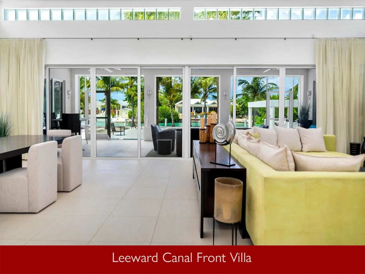 Leeward Canal Front Villa