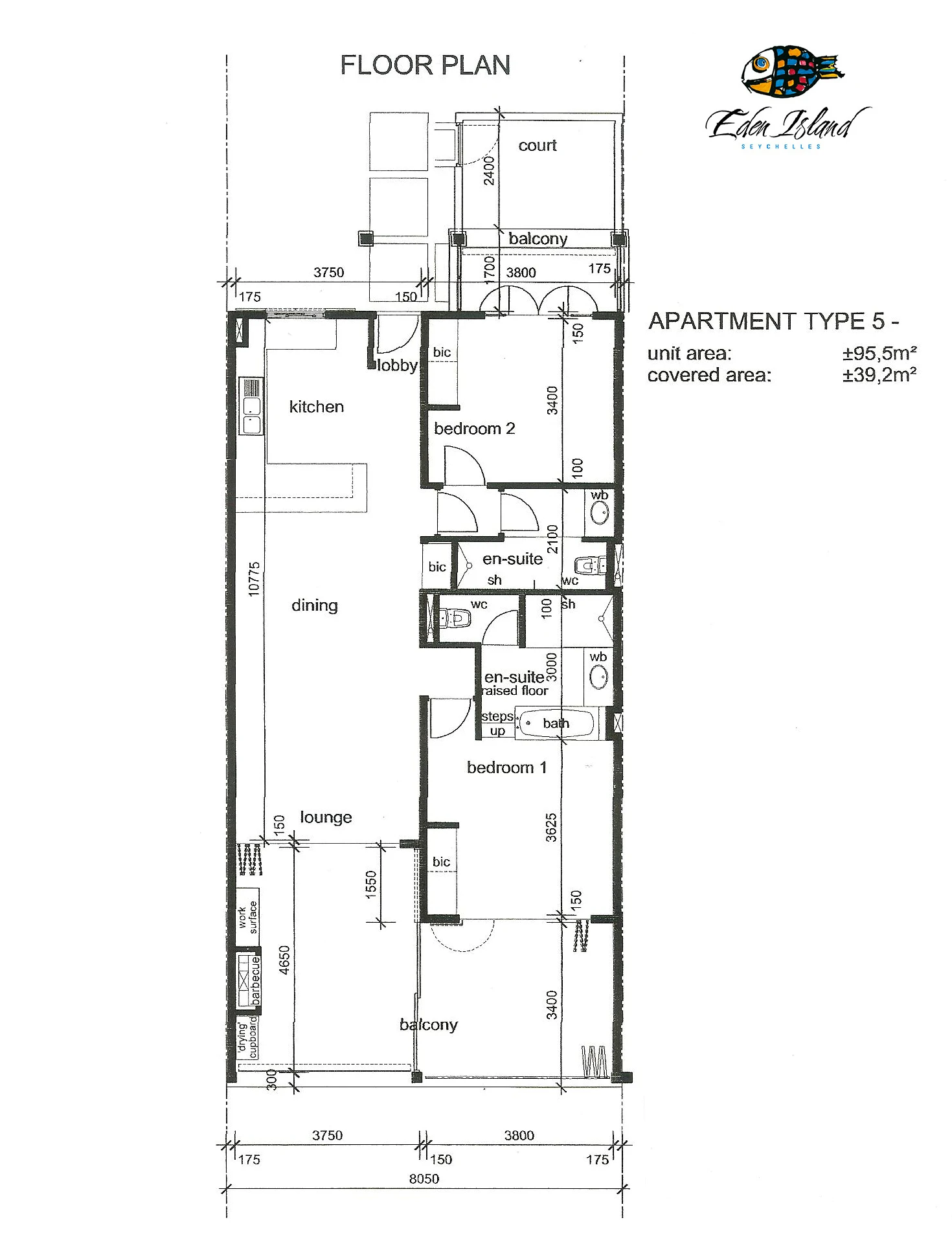 Hibiscus - 2 Bed Apartment for sale at Eden Island, Seychelles - Gallery image 24