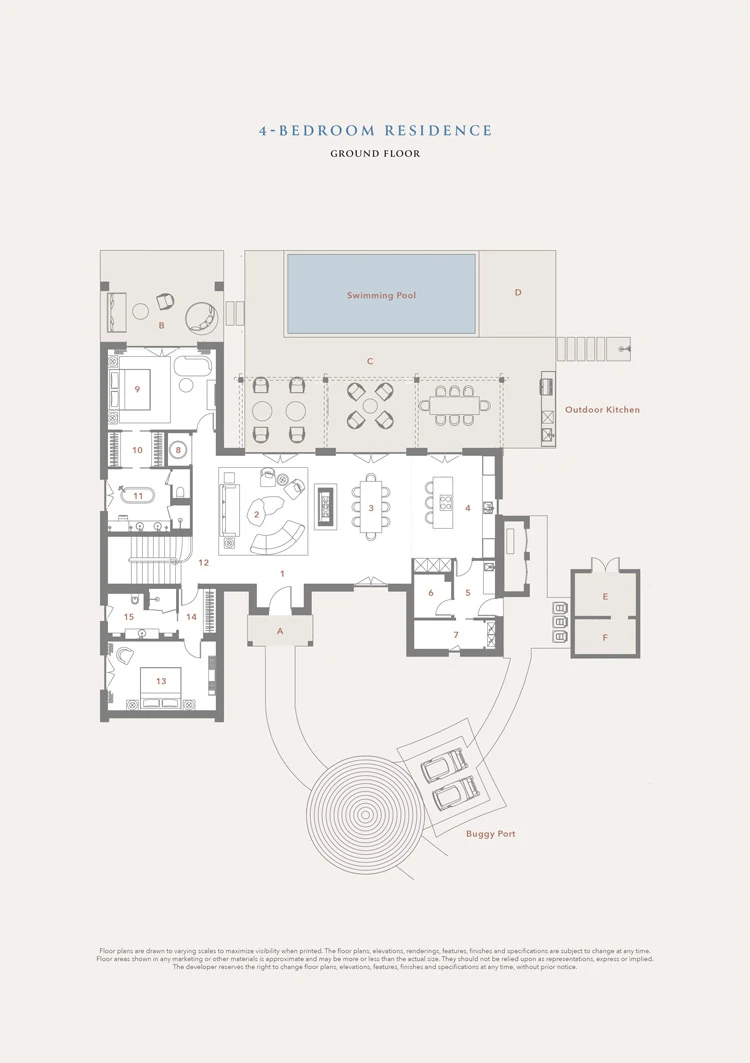 3 to 7 bed Six Senses branded villas for sale in the Loire Valley - Gallery image 30