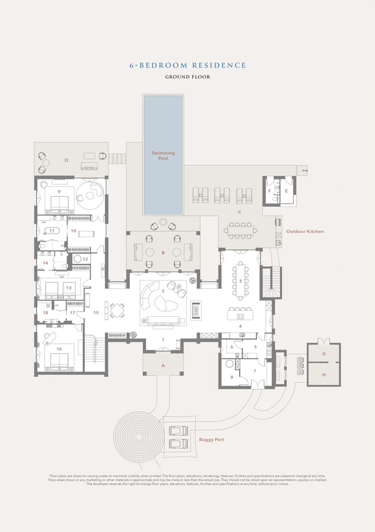 3 to 7 bed Six Senses branded villas for sale in the Loire Valley - Gallery image 32