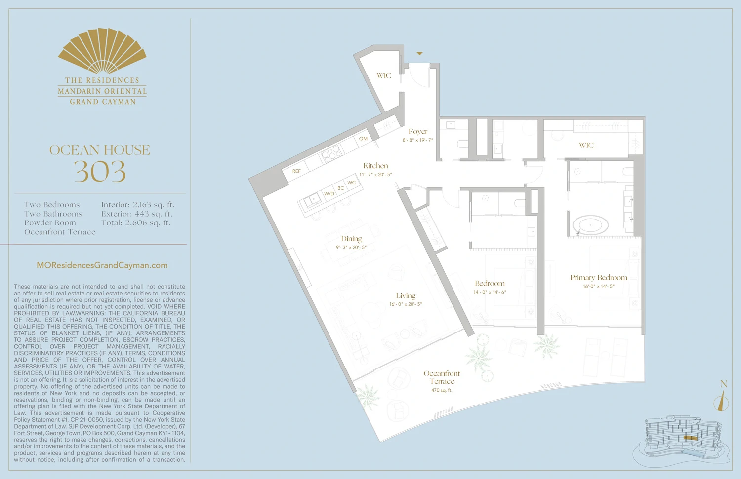 2 Bed Ocean House residence for sale at Mandarin Oriental Grand Cayman - Gallery image 22