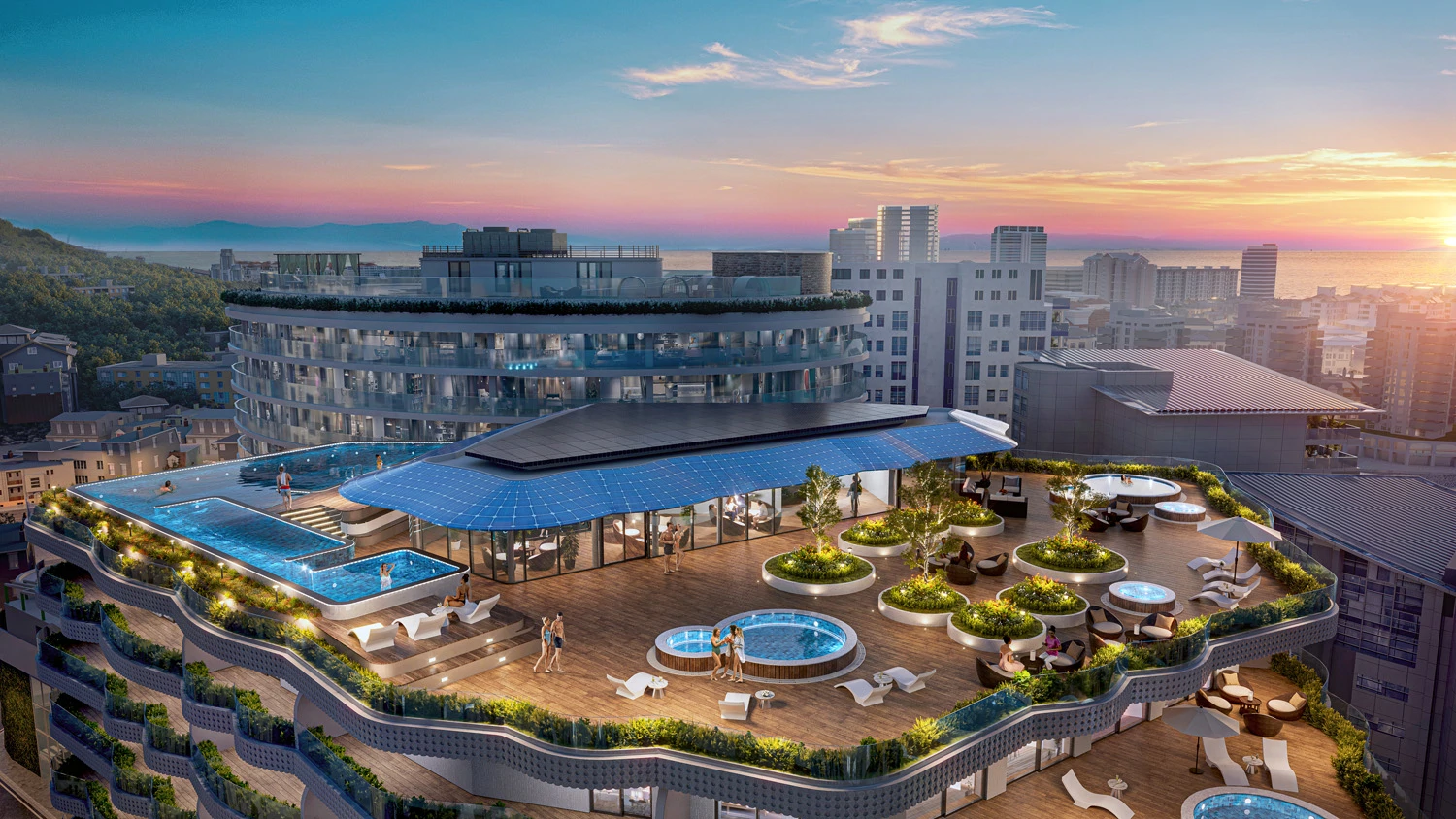 Luxury studio-4 bed marina apartments for sale in Gibraltar | Elysium Bayside - Gallery image 4