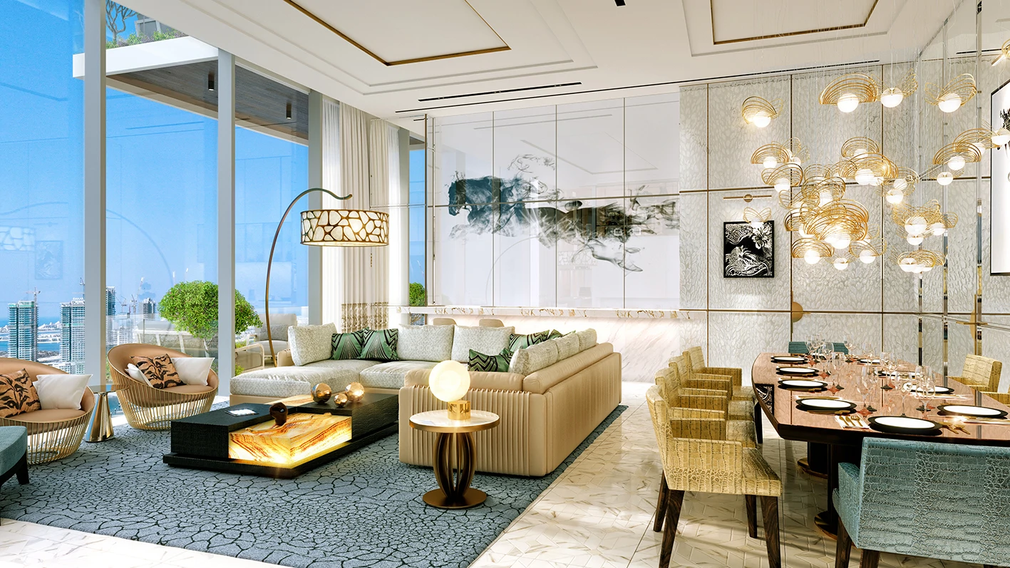 4 Bed Condo/Apartment - Cavalli Tower by DAMAC | Floor 70 - Gallery image 2