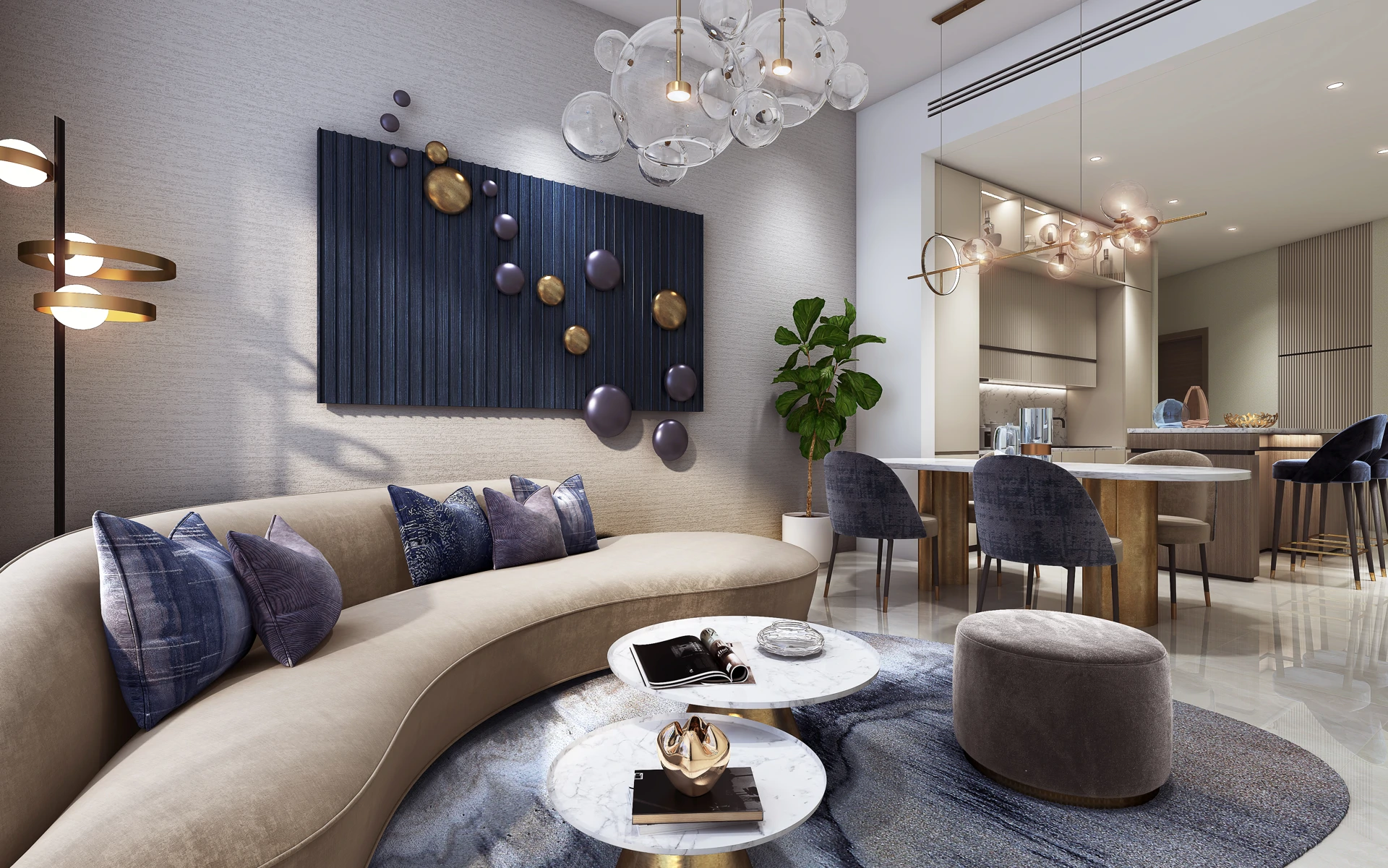 3 Bed Condo/Apartment - Canal Heights by de Grisogono | Floor 41 - Gallery image 2
