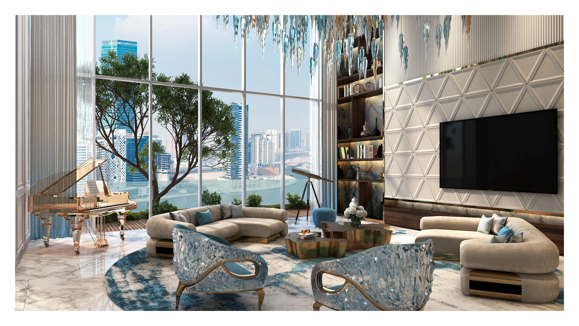 4 Bed Condo/Apartment - Chic Tower by DAMAC | Floor 34 - Gallery image 2