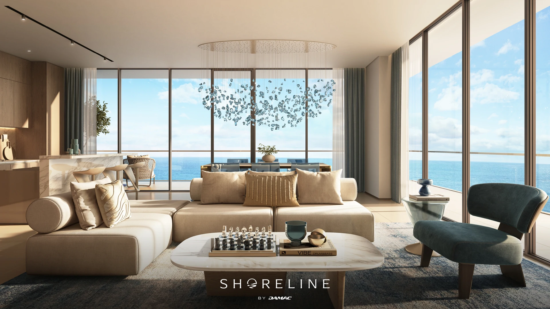 3 Bed Condo/Apartment - Shoreline by DAMAC | Floor 10 - Gallery image 2