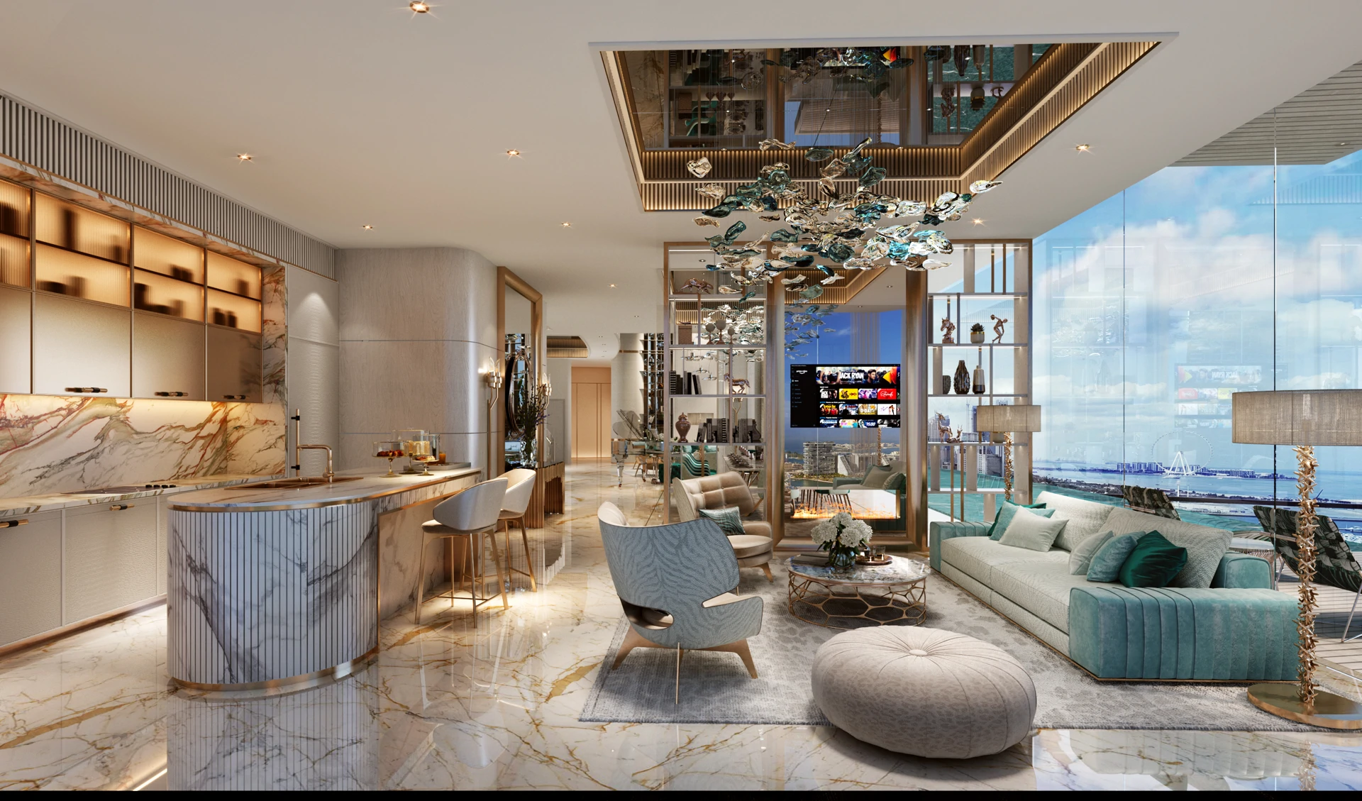 5 Bed Condo/Apartment - DAMAC Bay by Cavalli | Floor 48 - Gallery image 15