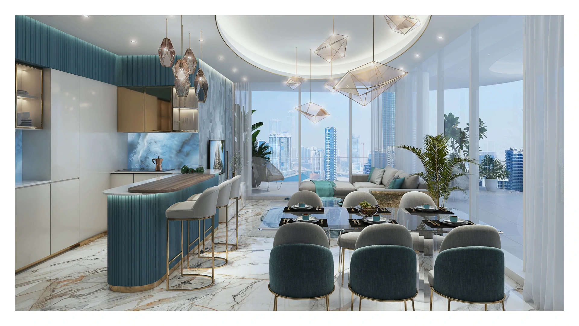 4 Bed Condo/Apartment - Chic Tower by DAMAC | Floor 34 - Gallery image 6