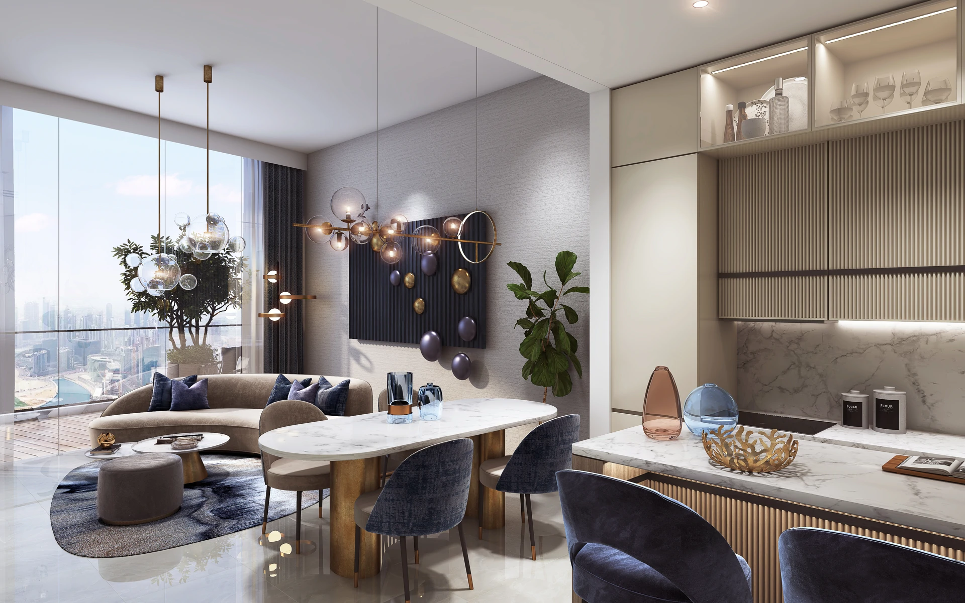 3 Bed Condo/Apartment - Canal Heights by de Grisogono | Floor 41 - Gallery image 3