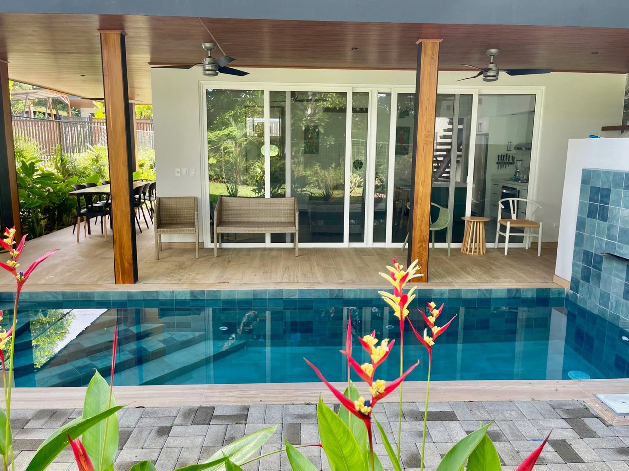 0.17 ACRES – 3 Bedrooms, Brand New Luxury Home in Uvita, Minutes From Beaches and Services, Wooded Lot, Year Round Stream, Private And Fully Furnished, Ready to Move!!! - Gallery image 8
