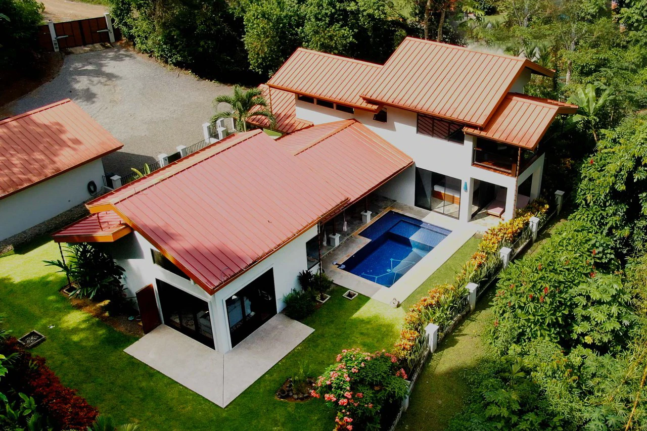 Luxury Waterfall-View Home with Guest House near Dominical, Costa Rica: Mountain House For Sale in Dominical - Gallery image 2