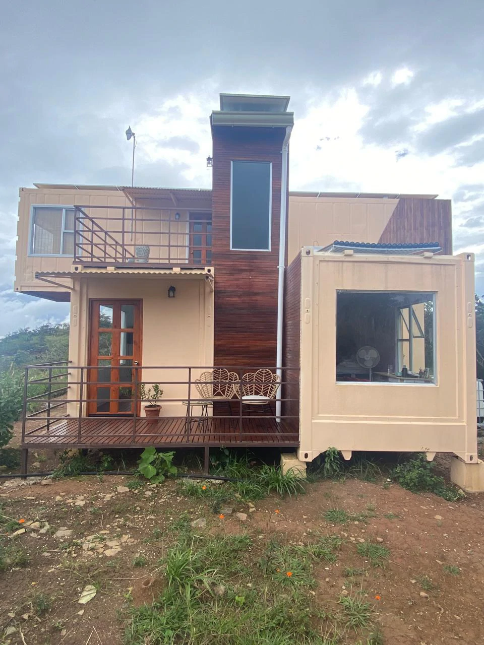 Ecofriendly container home, top views of La Lindora Monteverde LN0525: Elevated Eco-Luxury: Off-Grid Container Home with Panoramic Forest Views in Monteverde, La Lindora. - Gallery image 2