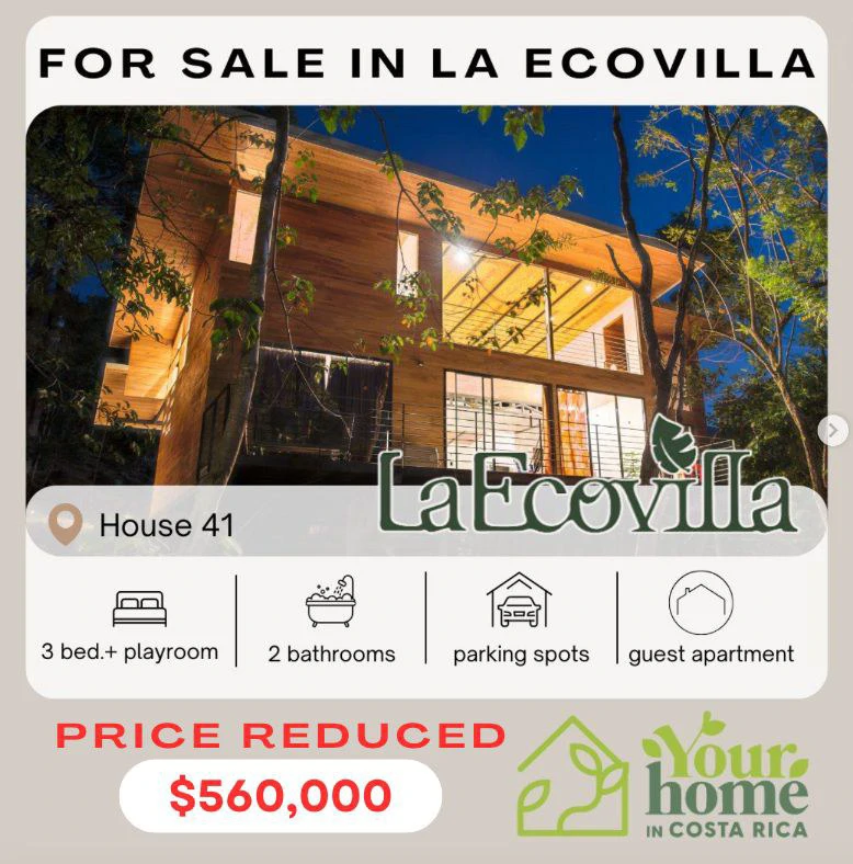 Lote 41 La Ecovilla: STUNNING HOUSE FOR SALE IN LA ECOVILLA – BEST ECO COMMUNITY