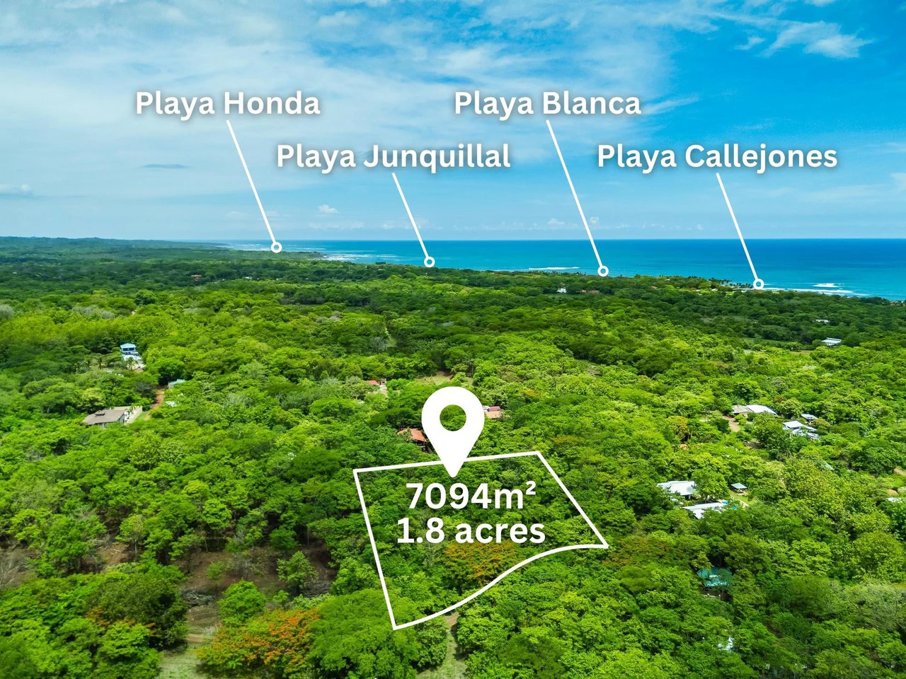 Adventure Meets Nature: Private 1.75acres Lot Minutes from Playa Negra - Gallery image 4