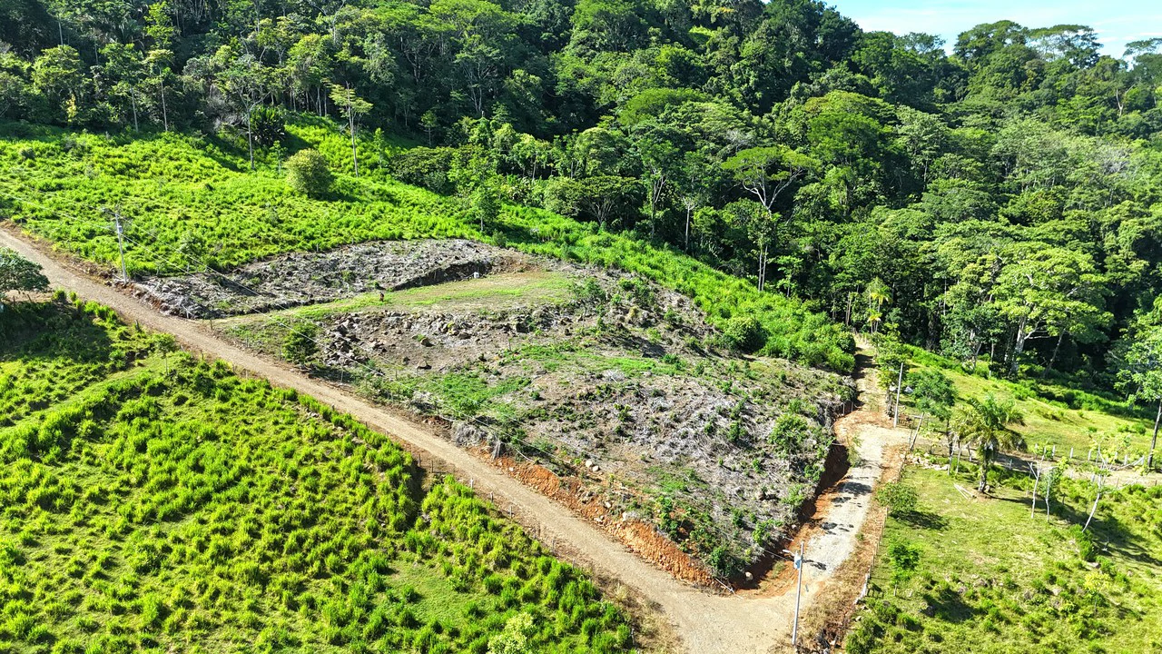 Near the Coast and Mountain Home Construction Site For Sale in Uvita