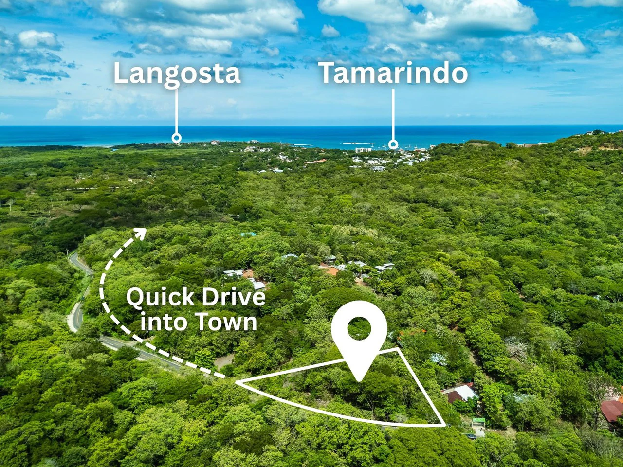 Los Jobos Lot: 1,146 m² Lot Just Minutes from Tamarindo – Paved Road, Water & Electricity