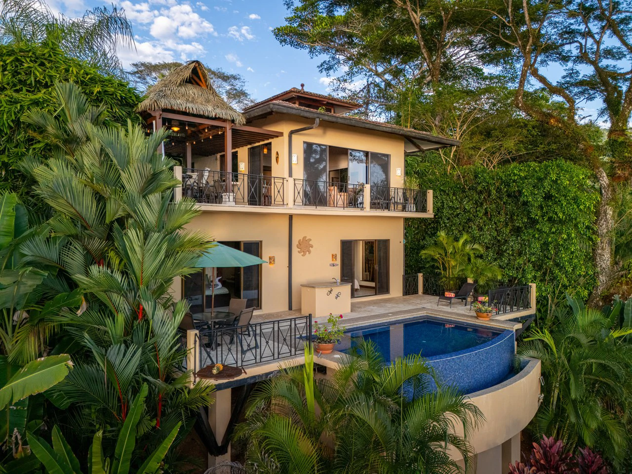 Canto Del Mar, Villa 3, Front Ridge Full Sunset Ocean and Jungle Views!: Mountain Villa For Sale in Dominicalito - Gallery image 7