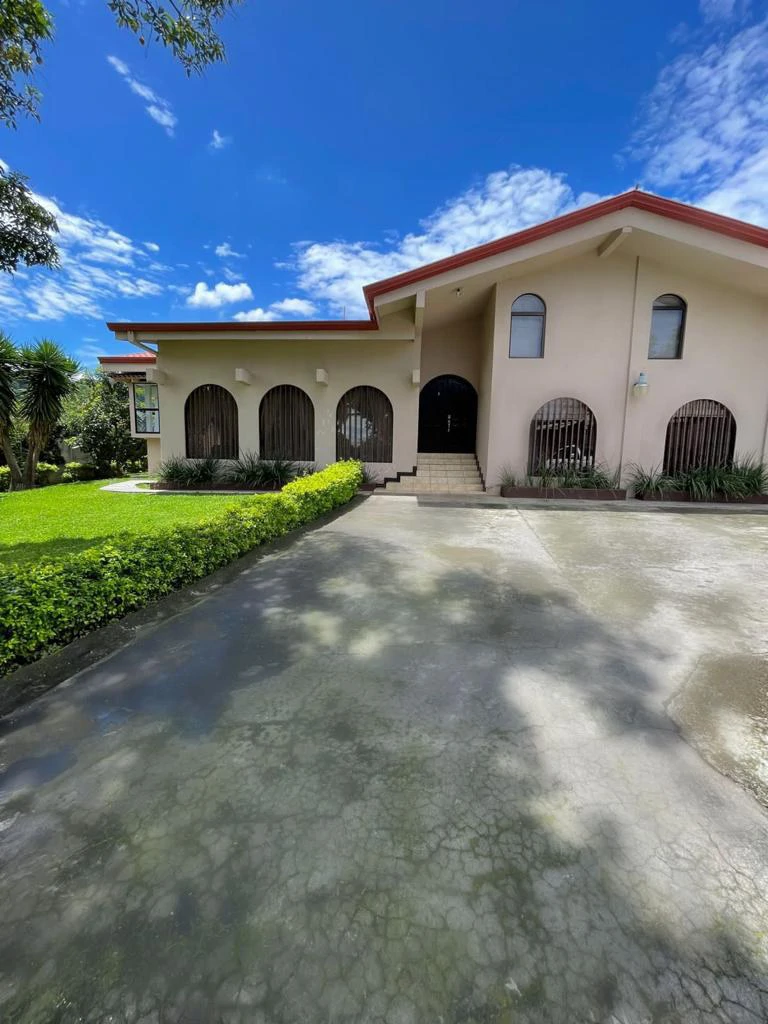 One Story House for Sale Modern surrounded by Gardens Santa Ana Costa Rica