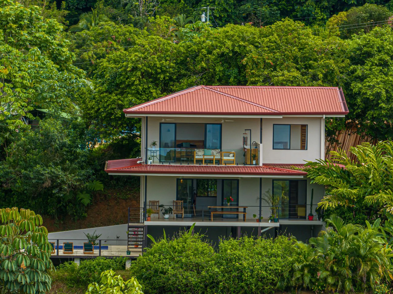 Ocean View Home with Cano Island And Whale Tail Views | San Josecito: Mountain House For Sale in Ojochal - Gallery image 2