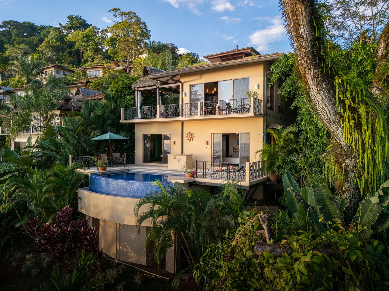 Canto Del Mar, Villa 3, Front Ridge Full Sunset Ocean and Jungle Views!: Mountain Villa For Sale in Dominicalito - Gallery image 9