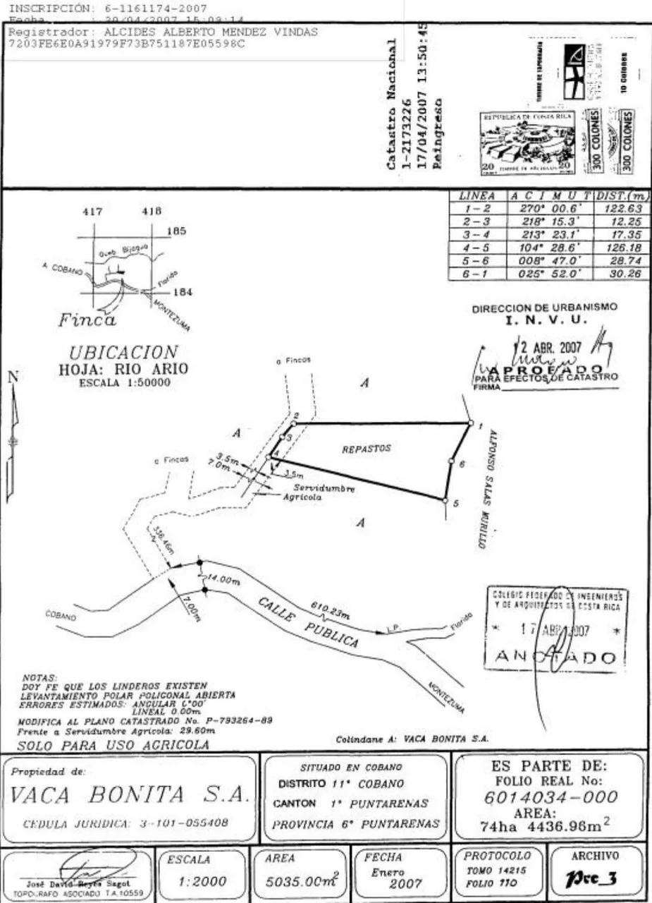 Suenos Montezuma: Jungle lot, but in a gated community close to Cobano and Montezuma.  Shopping in one direction, and surf town in the other.  "Suenos Montezuma"   5000m2, Lot #3  $250,000. USD - Gallery image 3