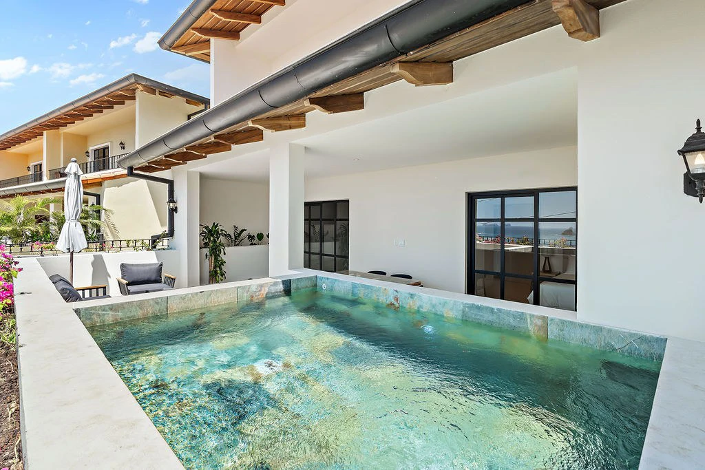 Terraced Flats 7652: Brand New 2 Bedroom Ocean View Condo in Las Catalinas' newest section