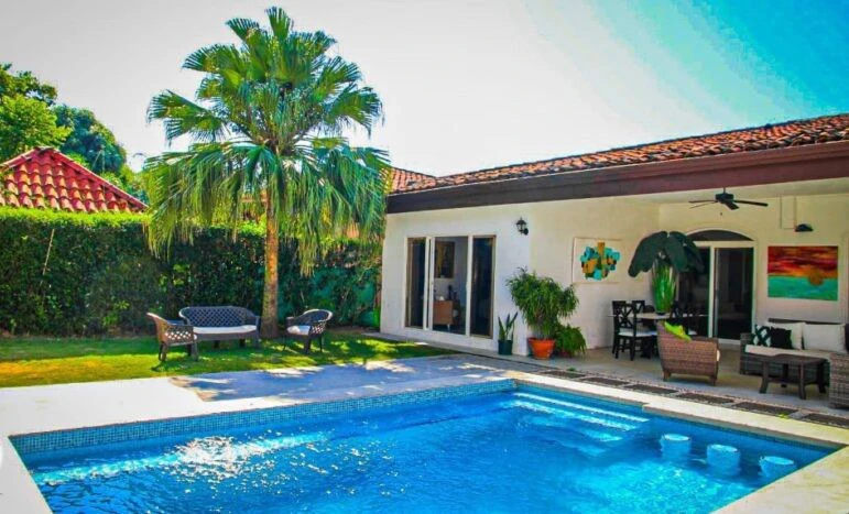 Standout home in highly sought after community close to the beach in Bejuco!