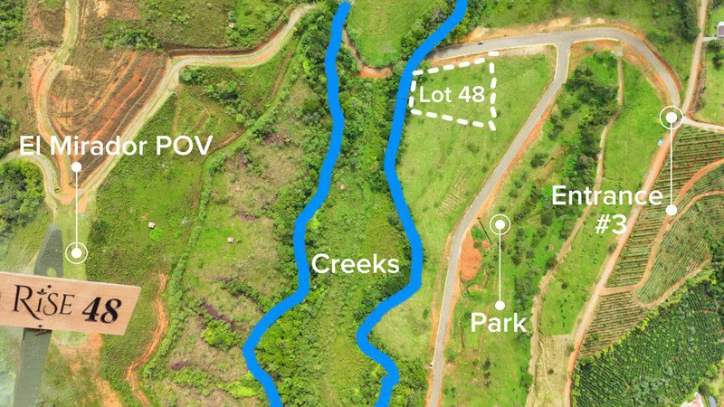 lote 48 RISE: BEAUTIFUL LOT FOR SALE IN THE HEART OF RISE COSTA RICA WITH CREEK (63,475 SQFT) - Gallery image 2