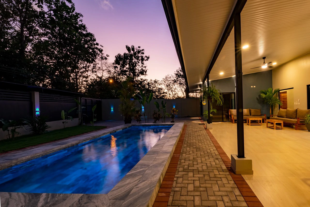 Modern Coastal Luxury: New 3-Bedroom Home Steps from South Pacific Beach: Near the Coast House For Sale in Uvita - Gallery image 54
