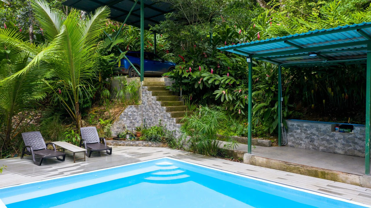 4 Bd/3 Ba - Two Caribbean Homes w/ Pool, on 5000m²: Dual Home Jungle Property in Punta Uva - Gallery image 3