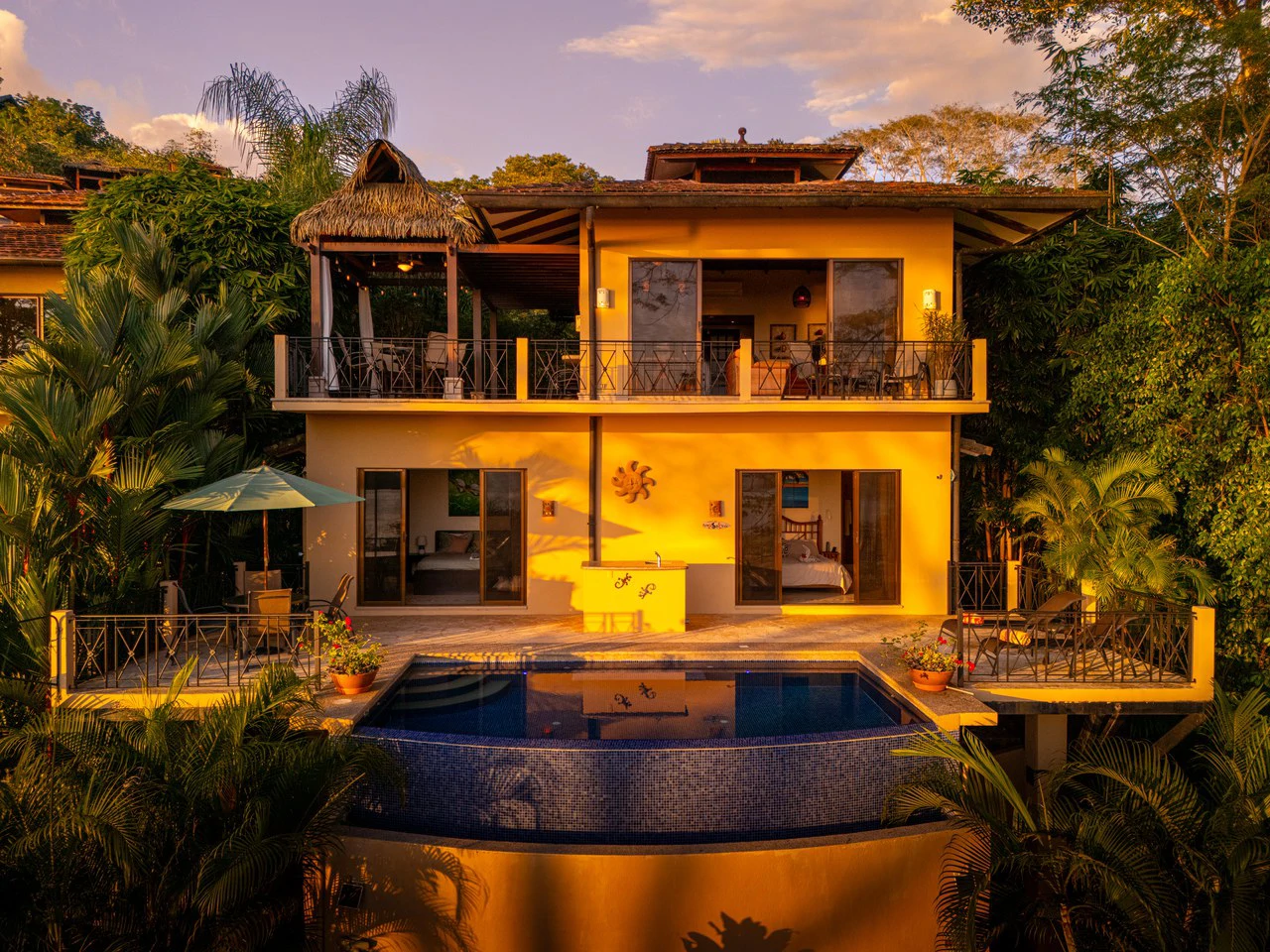 Canto Del Mar, Villa 3, Front Ridge Full Sunset Ocean and Jungle Views!: Mountain Villa For Sale in Dominicalito - Gallery image 11