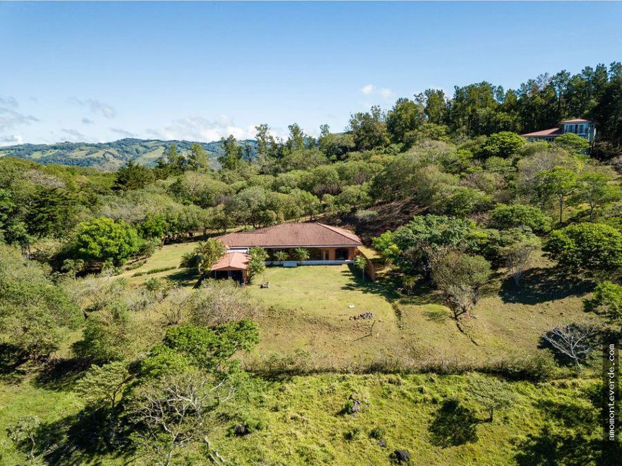 5-Acre Property with 2 Houses and Stunning Nicoya Gulf Views  CE0324: 5-Acre Monteverde Retreat with Two Homes and Stunning Gulf of Nicoya Views – Ideal for Eco-Projects or Private Living