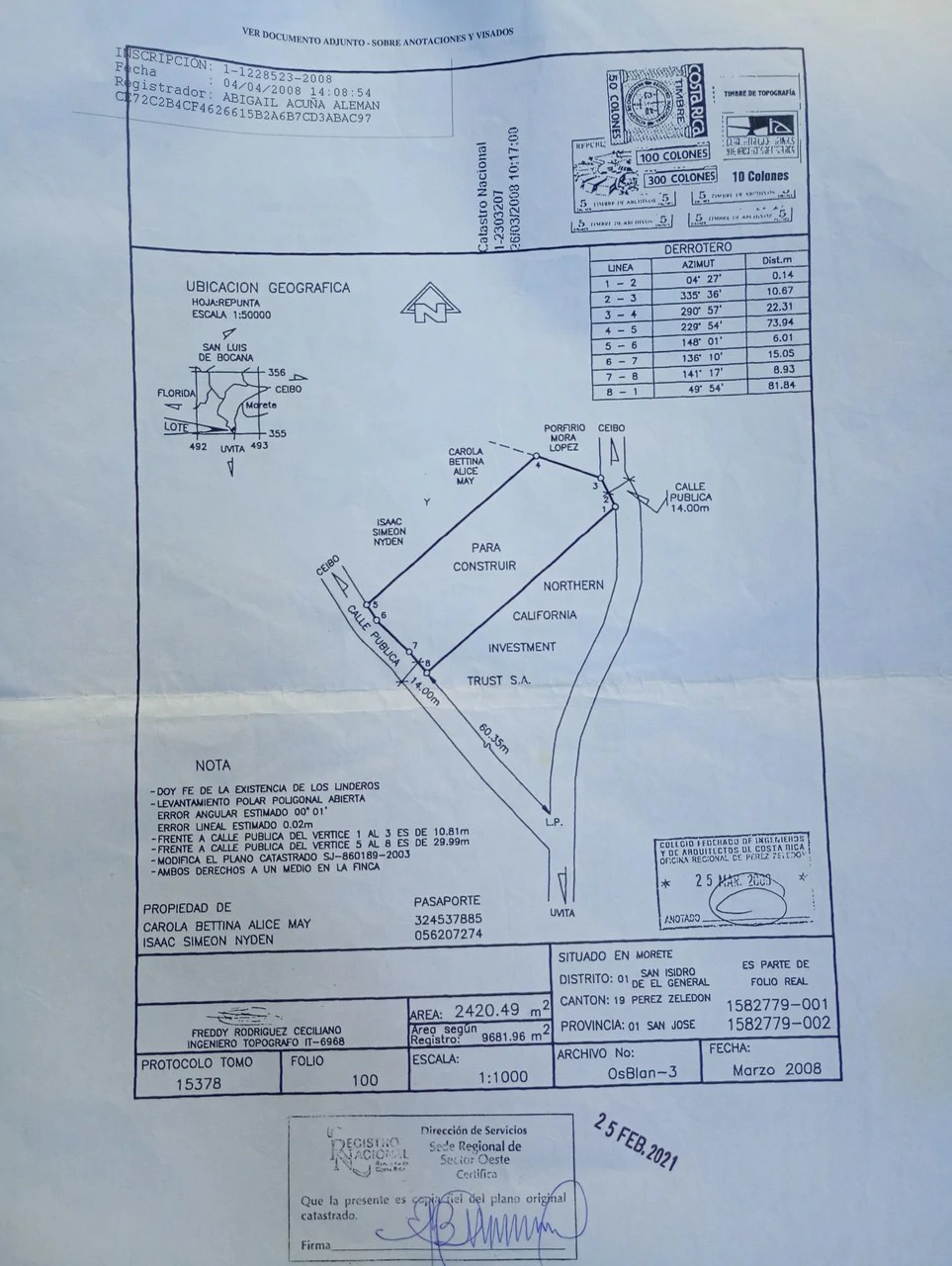 Ocean & Mountain View Lot with Multiple Building Sites-20 Minutes from Uvita - Gallery image 11