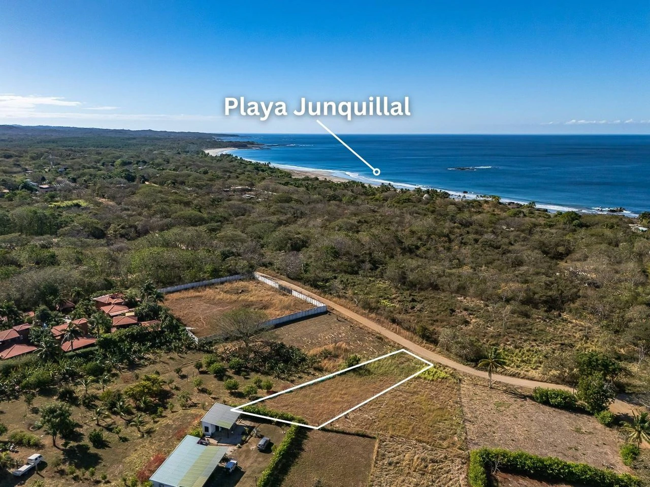 Playa Blanca Lot: Ocean View Lot Footsteps to White Sand Beach - Water Connected